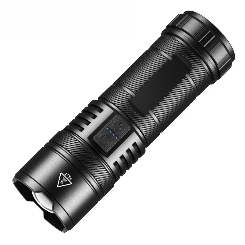 

Strong light long-distance flashlight telescopic focusing front and rear double light flashlight portable lighting flashlight