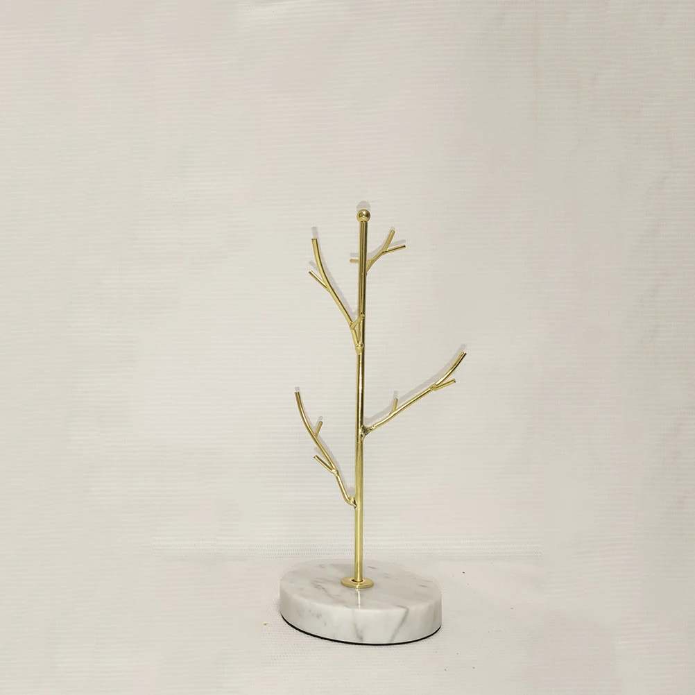 Jewelry Tree Storage Rack Necklace Organizer Metal Stand Holder Display Organizers Necklaces