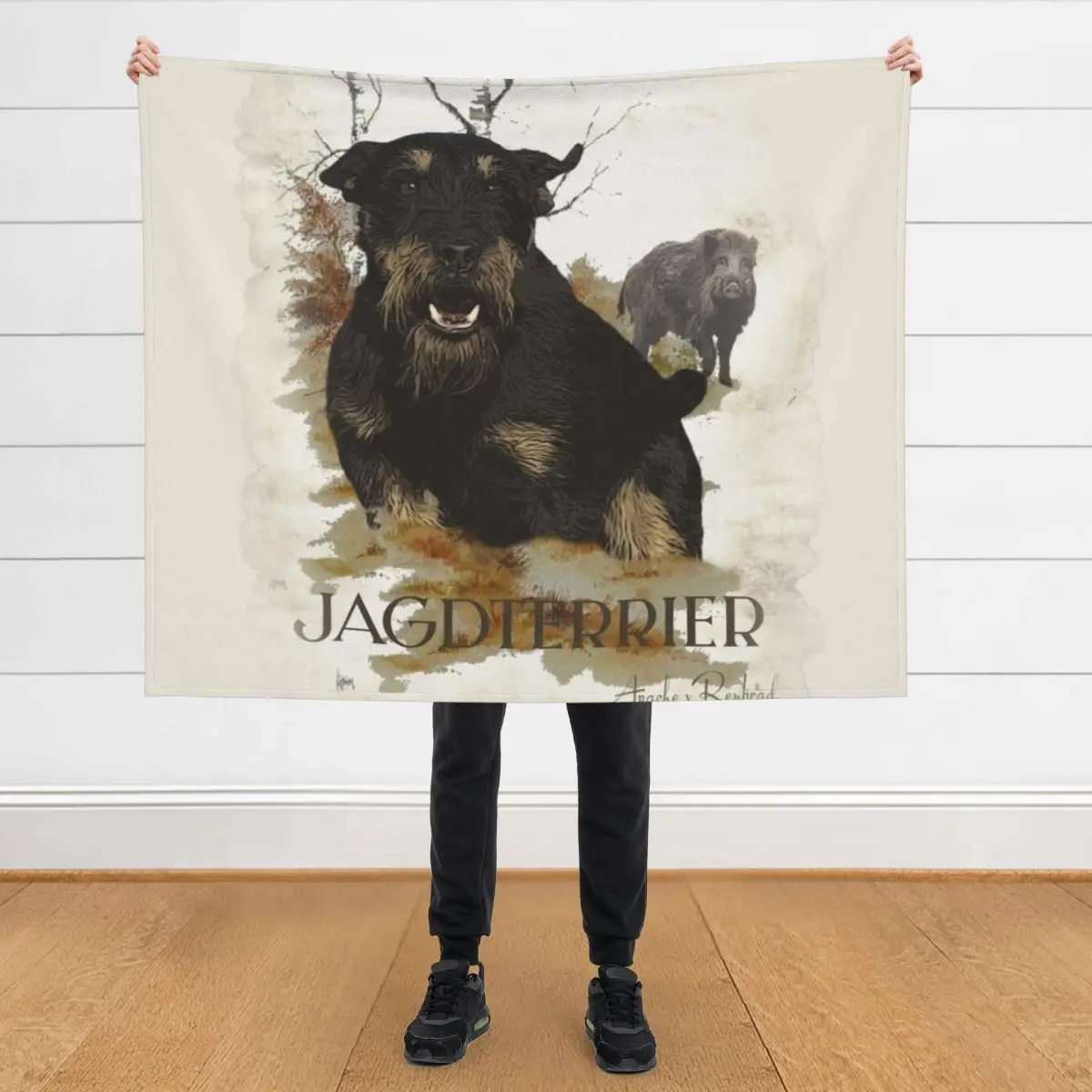 

Jagdterrier Apache, hunting boar Throw Blanket Beach Tourist Single Decorative Sofas Blankets