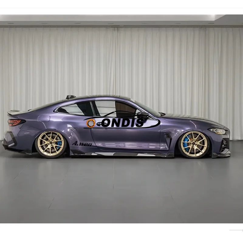 PVC PET 1.52x17M Gloss Metallic Paars Air Release Vinyl Lamineren Film Roll Auto Folie Carrosserie Wrap stickers Coating Die