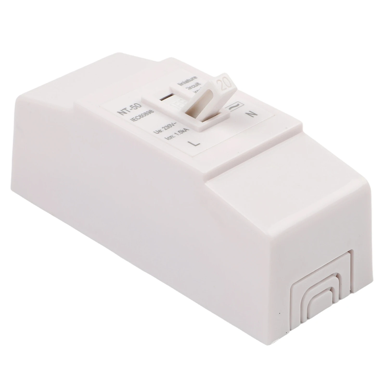 For Home Wiring Protection 15 Amp Circuit Breaker 230VAC Breaker Dual Voltage Compatibility Long-time Trip Function
