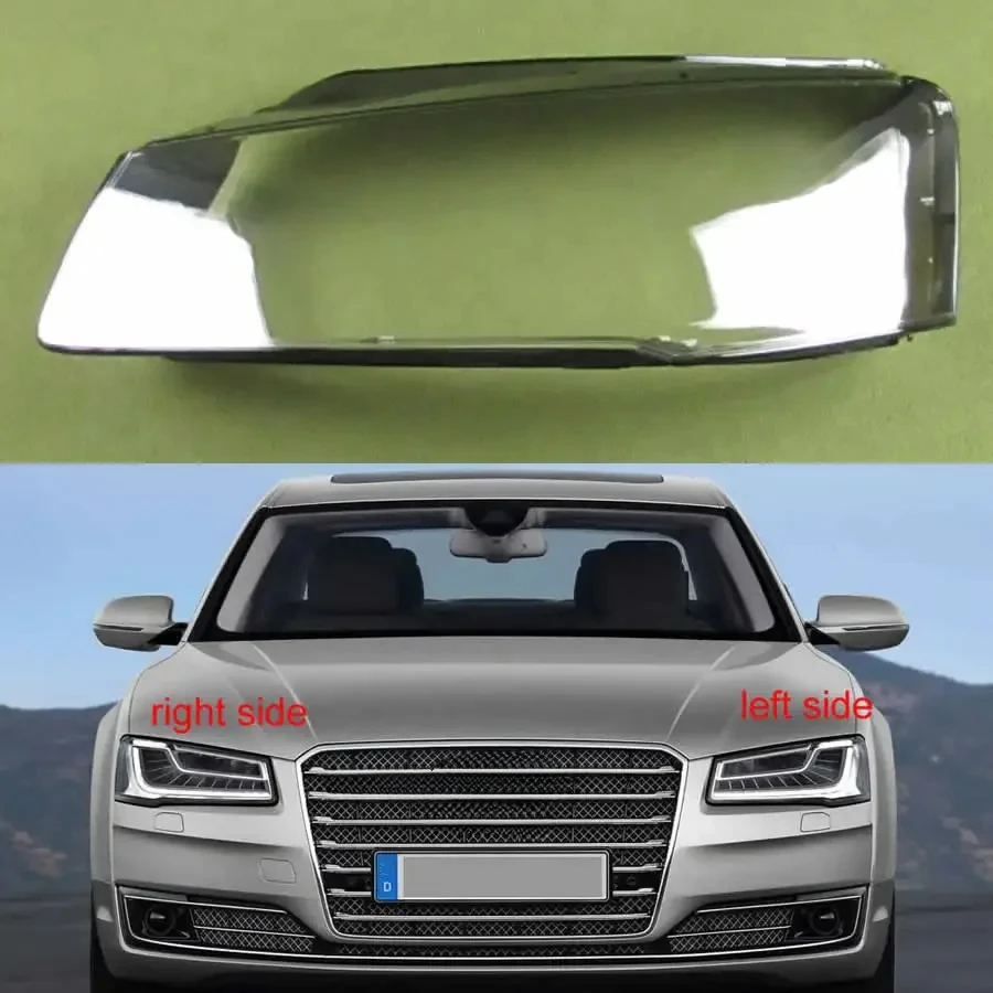 

For Audi A8 D4 Headlight Transparent Cover Lampshade Headlamp Shell Housing Lamp Lens Plexiglass 2014 2015 2016 2017