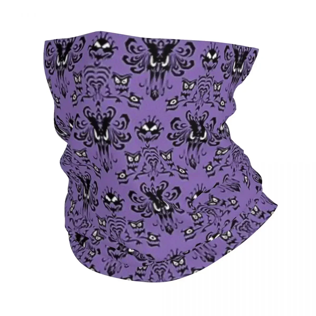 Bandana Happy Haunts para homens e mulheres, polainas de pescoço, máscara impressa, cachecol, quente, ciclismo, corrida, adulto, lavável, 999