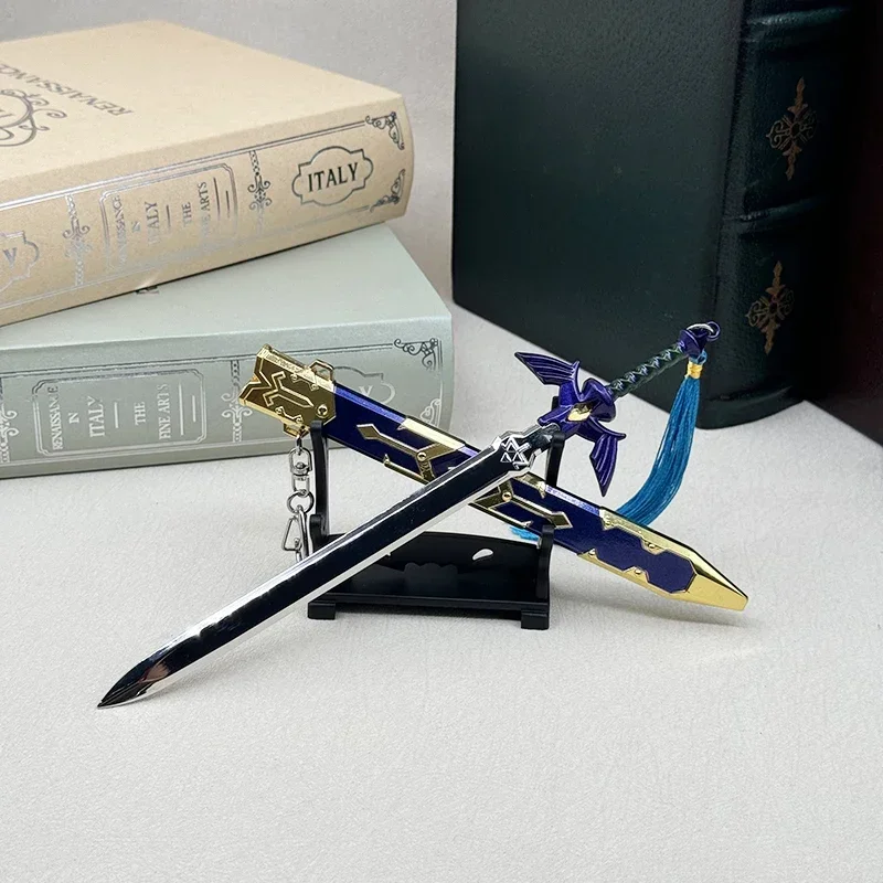 21 cm Master Sword LoZ Tranen van het Koninkrijk Breath of the Wild Game Replica Metalen Wapen Model Link 1:6 Action Figure accessoire