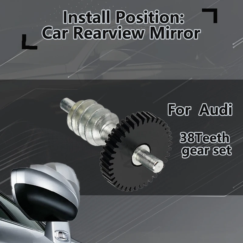 

AZGIANT For 2016-2019 Audi S4 B9 B8/S5 Car Mirror Folding Module Actuator inner 38T rigid plastic gear wheel assembly maintain