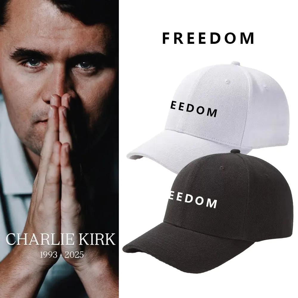 Rip Charlie Kirk 1993-2025 Cap Freedom Charlie Kirk Printed Baseball Hat Woman Man Adjustable Hat Thank You for Your Memories