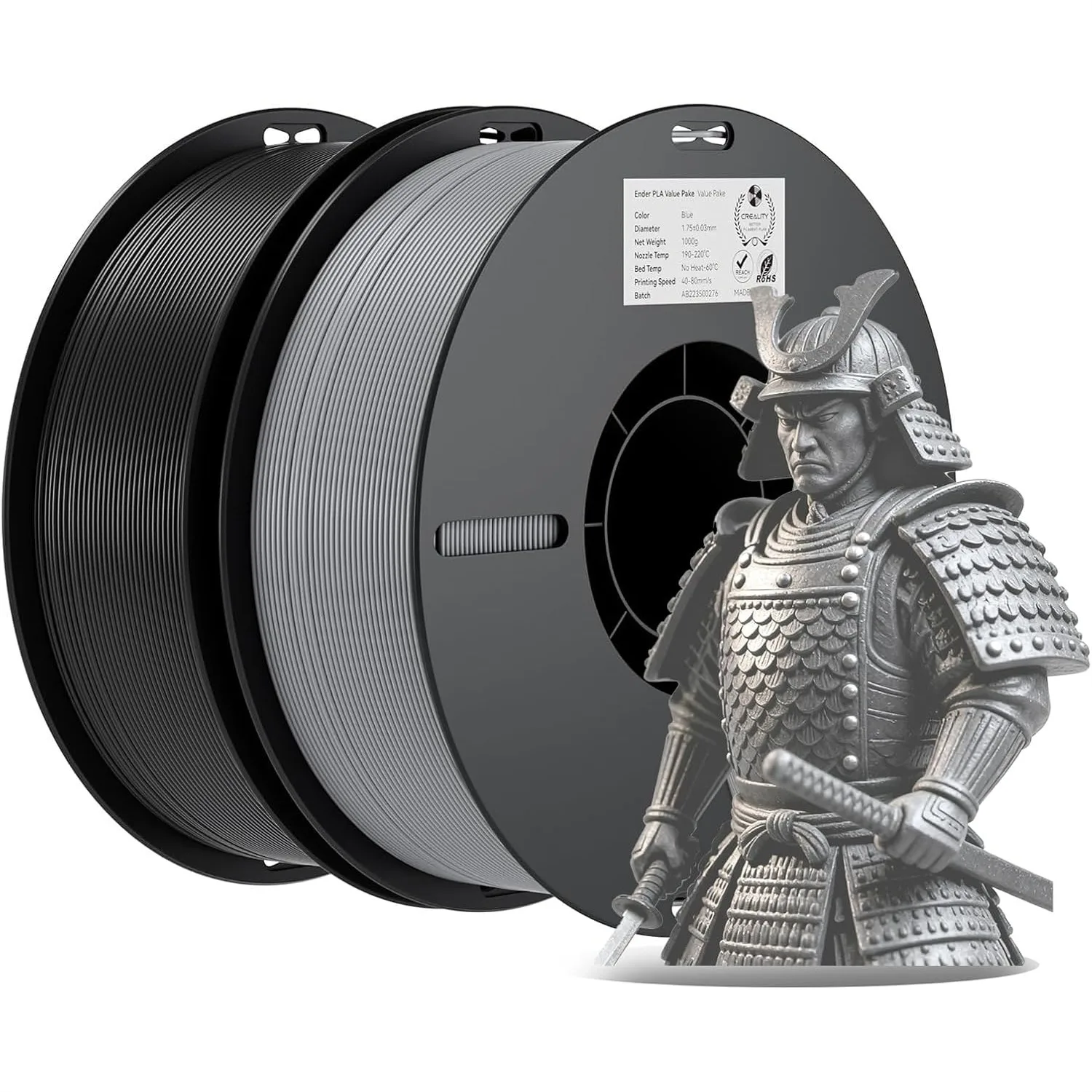 

PLA Filament 1.75mm Bundle for 3D Printing, No-Tangling Strong Bonding with Eco-Friendly Material, Dimensional Accuracy