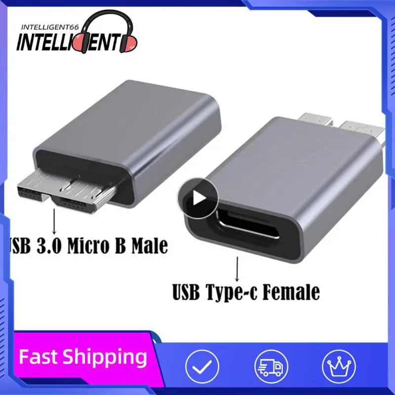 RYRA USB C To Micro B USB3.0 Adapter Type C Female To Micro B Male Fast Charge USB Micro 3.0 To Type-C High Speed Hard Disk