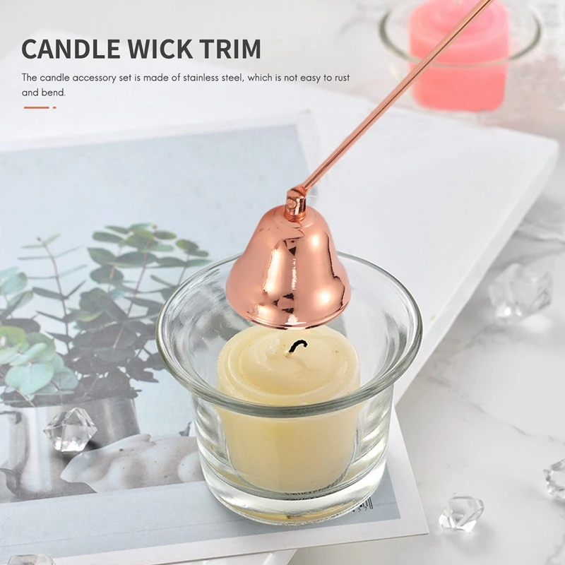 Candle Wick Trimmer Set Candle Care Accessory Tools Candle Cutter,Candle Snuffer, Candle Wick Dipper For Candles Lovers