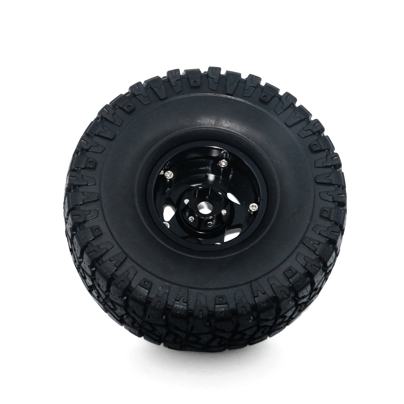 ชุดล้อโลหะขนาด 1.9 นิ้ว พร้อมยางล็อค  เหมาะสำหรับรถ Trx4/Scx10/90046/90047/Scx10 Iii ขนาด 1/10 สำหรับการอัพเกรดรถไต่เขา