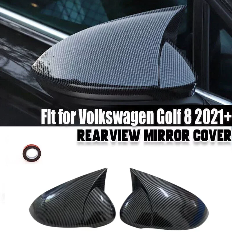 

2 шт., крышки для зеркала заднего вида VW Volkswagen Golf MK8 2020-2023 8R R-line GTI