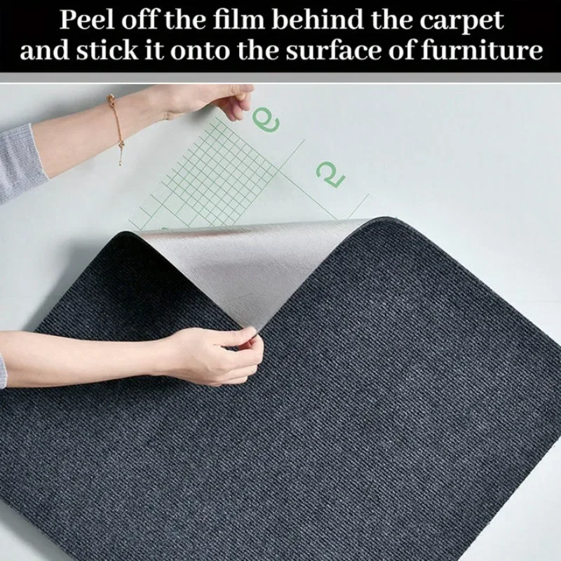 Self-Adhesive Cat Scratch Mat Durable Textured Surface Furniture Protector for Cat Peel & Stick Mat for Pet Scratch Protection