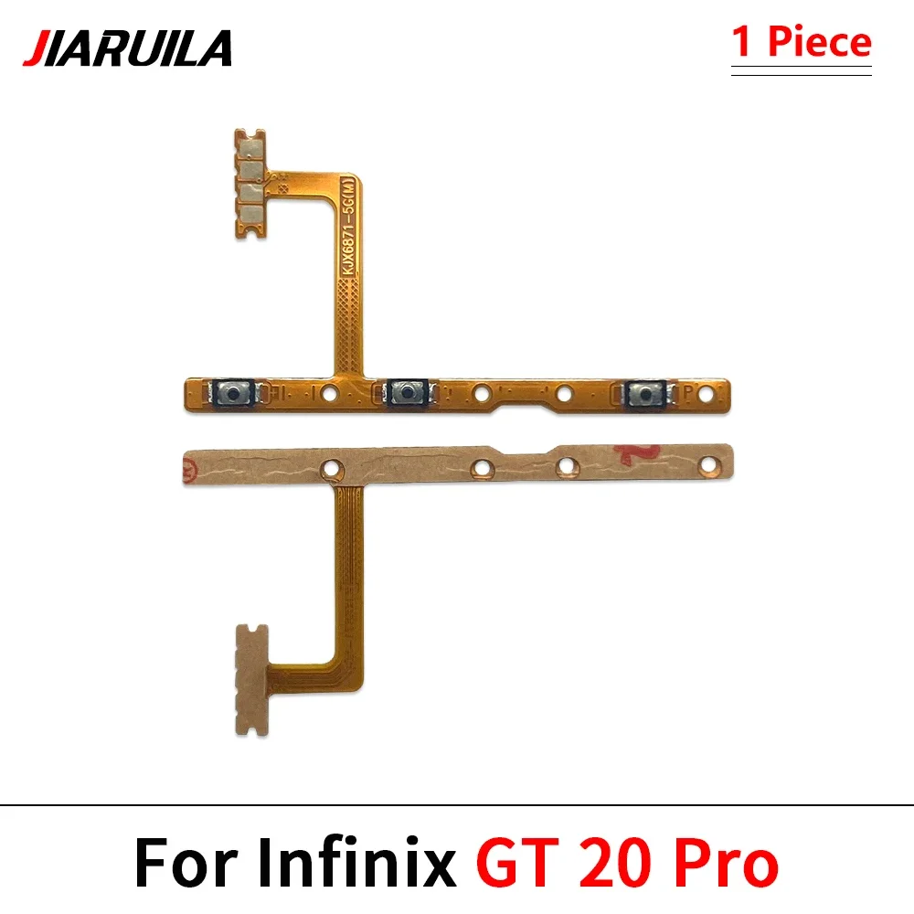 50 قطعة ، لـ Infinix GT 20 Pro Smart 6 HD X6511 Tecno Camon 17 Pro Pova 5 جديد على إيقاف تشغيل زر حجم الطاقة مفتاح داخلي فليكس