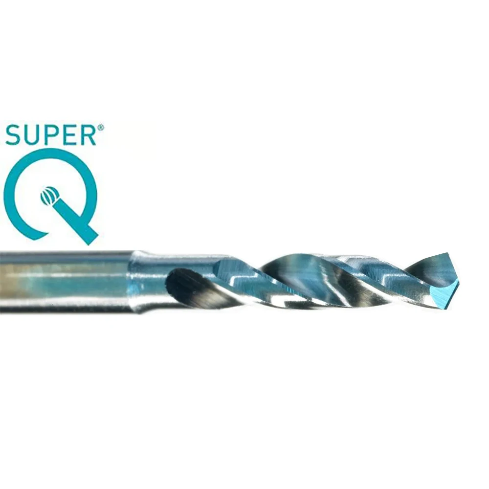 SUPER Q 58PM Rotary Twist Drill Bit 0.5‑2.3mm Clean Burr‑Free Drilling Jewellery Making Tool for Goldsmith Stone Setting Work