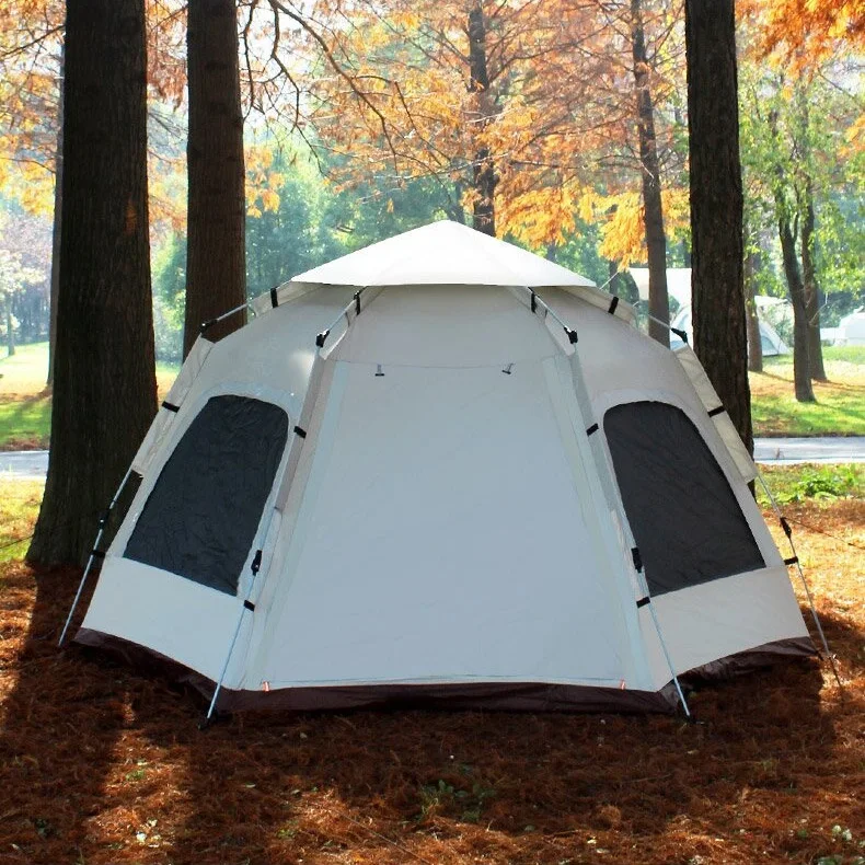 China Sleeping Full Automatic Tents Camping Outdoor La Tente De Travel 4 Season 2 3-4 Person Outdoor Camping Tent Waterproof