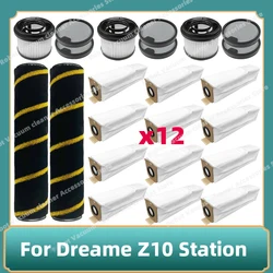 Compatible For Dreame Z10 Station Parts Main Roller Brush Filter Dust Bag Replacement Accessories