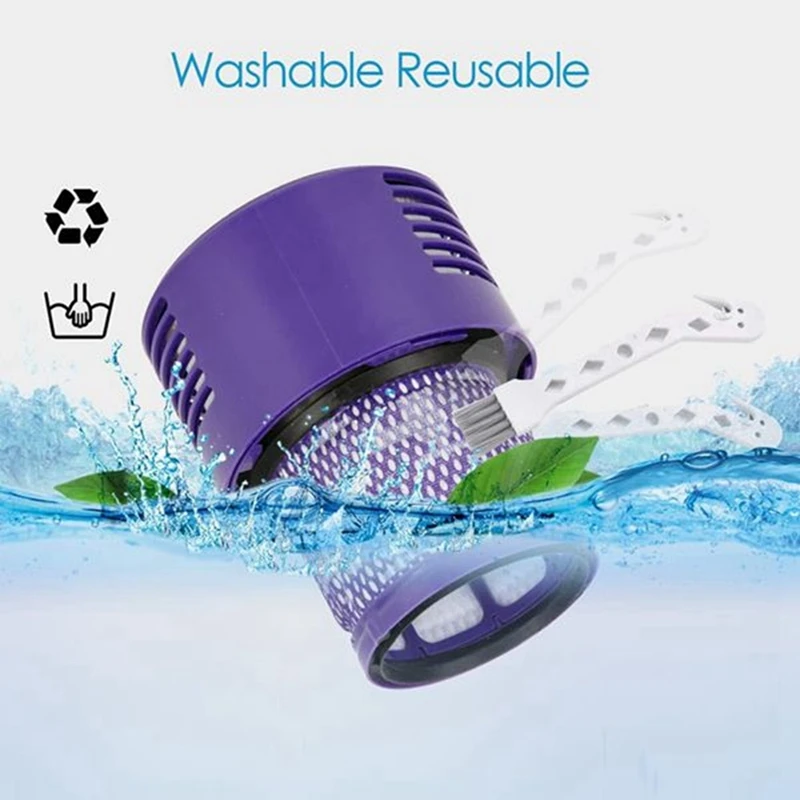 ABAE-3 قطعة تصفية ل دايسون V10 SV12 إعصار الحيوان المطلق مجموع نظيفة المكانس الكهربائية اكسسوارات استبدال أجزاء