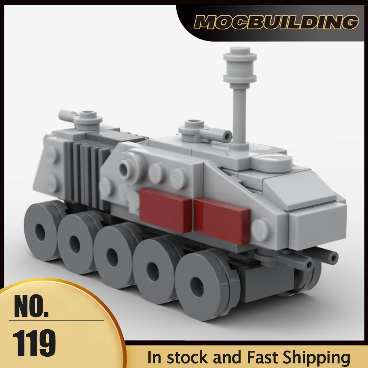 MOC Building Blocks Space Movie Series Model Micro Scale Tank DIY Assembly Bricks Creative Toys Collection Display Xmas Gifts