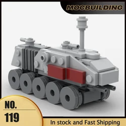 MOC Building Blocks Space Movie Series Model Micro Scale Tank DIY Assembly Bricks Creative Toys Collection Display Xmas Gifts