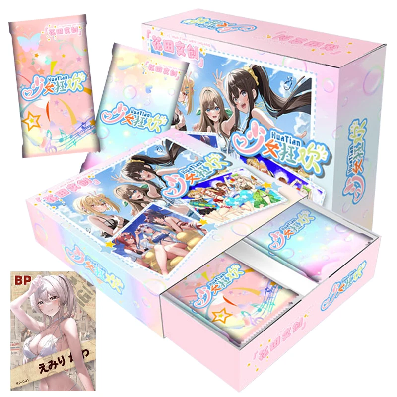 

Girls Party Goddess Story Cards Booster Box Anime Girl Peripheral Character Game Playing Collection Card Family Xmas Gifts Toys