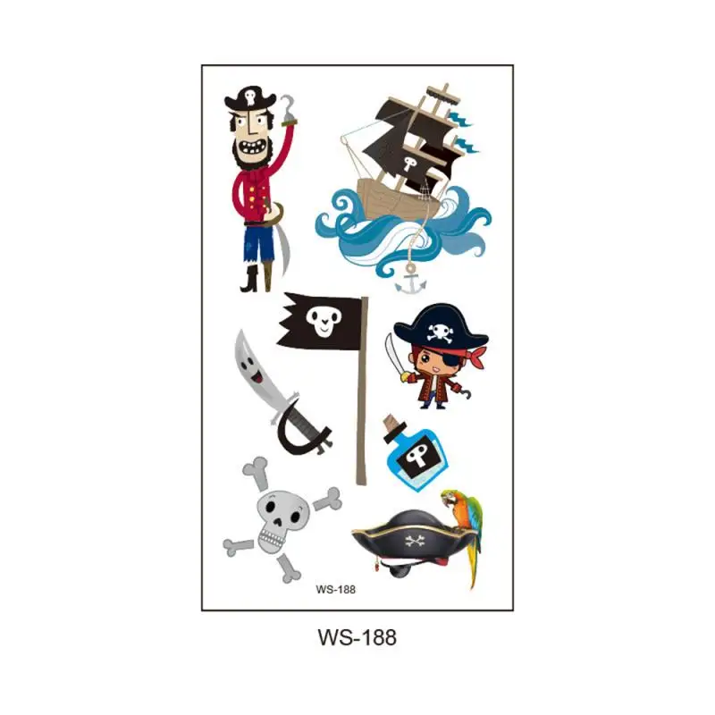 일회용 안전 시뮬레이션 스티커, 떨어지는 맛 땀 방지 세트, 귀여운 방수 스티커, 문학 및 예술 스티커