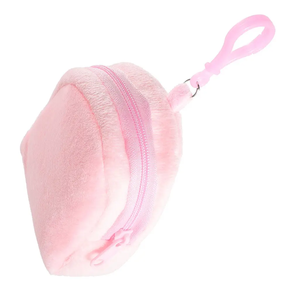

Candy Color Small Purse for Children Soft Texture Keychain Bag Zippered Closure Cute Lightweight Travel Outdoor Use Change