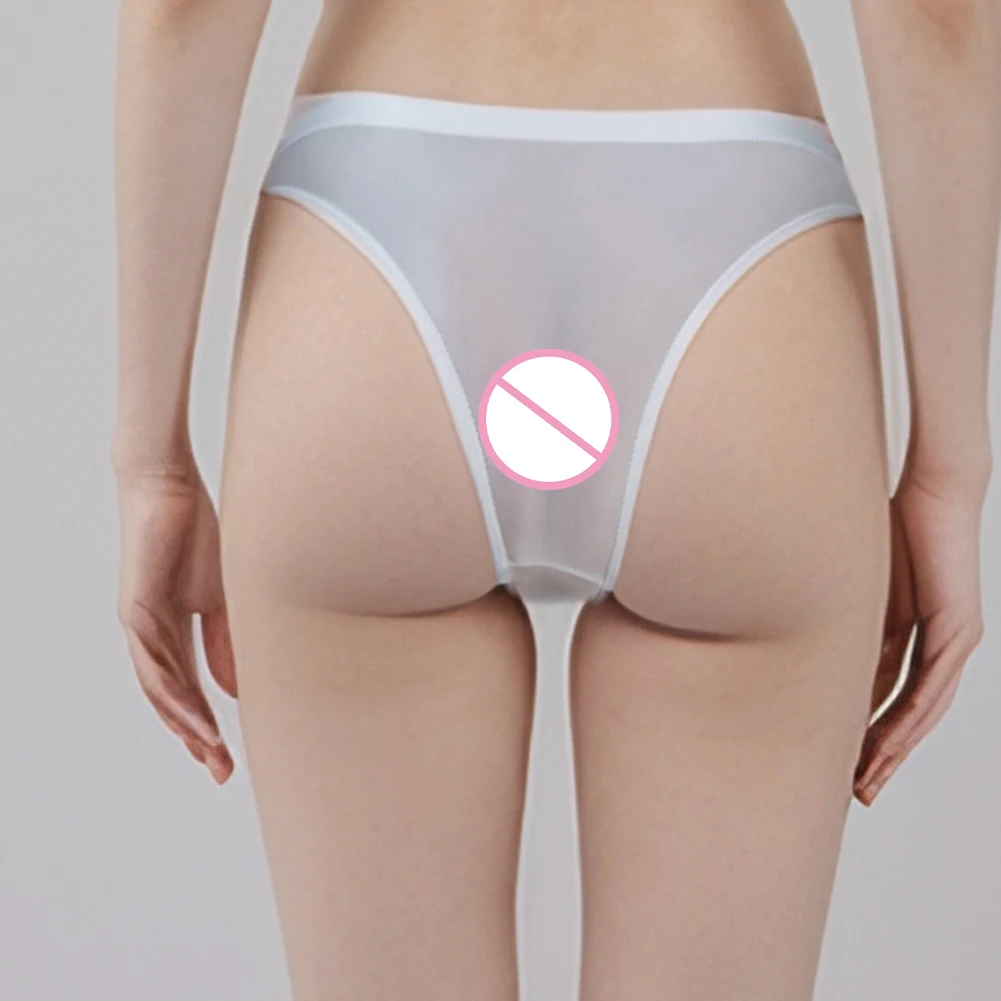 Новые женские сексуальные шелковистые блестящие глянцевые трусики с низкой талией, блестящие трусы, эластичное нижнее белье, дышащее белье, ультратонкие трусики