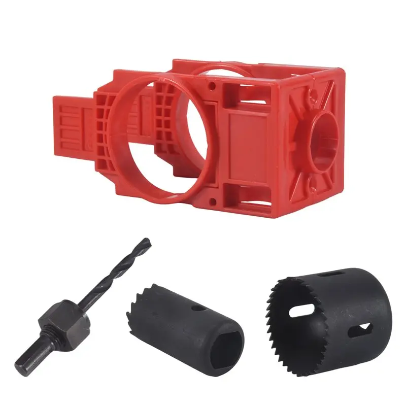 

Комплект для установки дверных замков AB11, набор для сверления отверстий в деревянных дверях, комплект для установки дверных ручек и замков, прочный и долговечный.