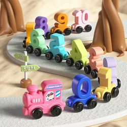 Magnetic Number Train Set Digital Learning Educational Toys 12Pcs