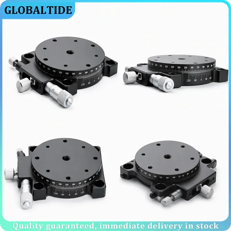 High Precision R Axis Rotary Stage 360 Degree Manual Indexing Table Fine Angle Adjustment Positioning Platform