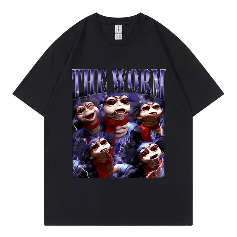 

Marcus The Worm Funny Meme T-shirt Men Women Fashion Vintage Short Sleeve T-shirts Summer Casual Loose Cotton T Shirt Streetwear