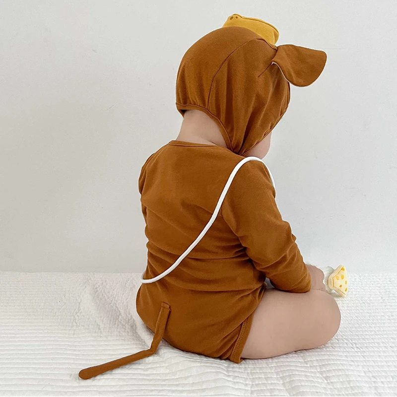 Unisex Kinder-Maus-Kostüm, Overall, Niedlicher Grauer Katzen-Strampler mit Hut für Babys und Kleinkinder, Halloween-Kostüm für Kinder – Detail 10