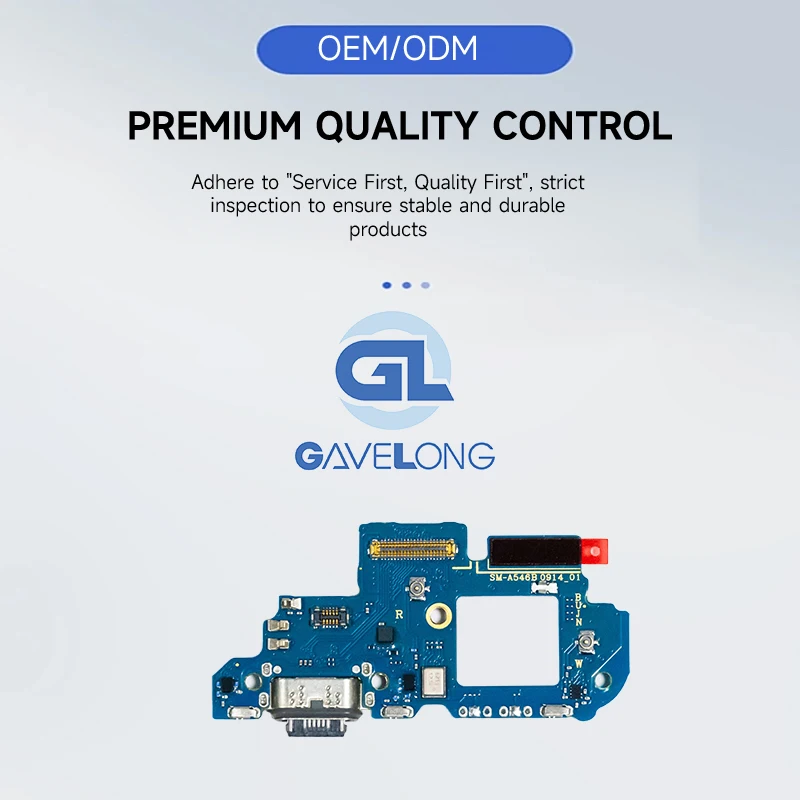 GAVELONG Factory For Samsung A54 5G Direct Dock USB Charging Port Board Connector Port Mobile Phone Flex Cable