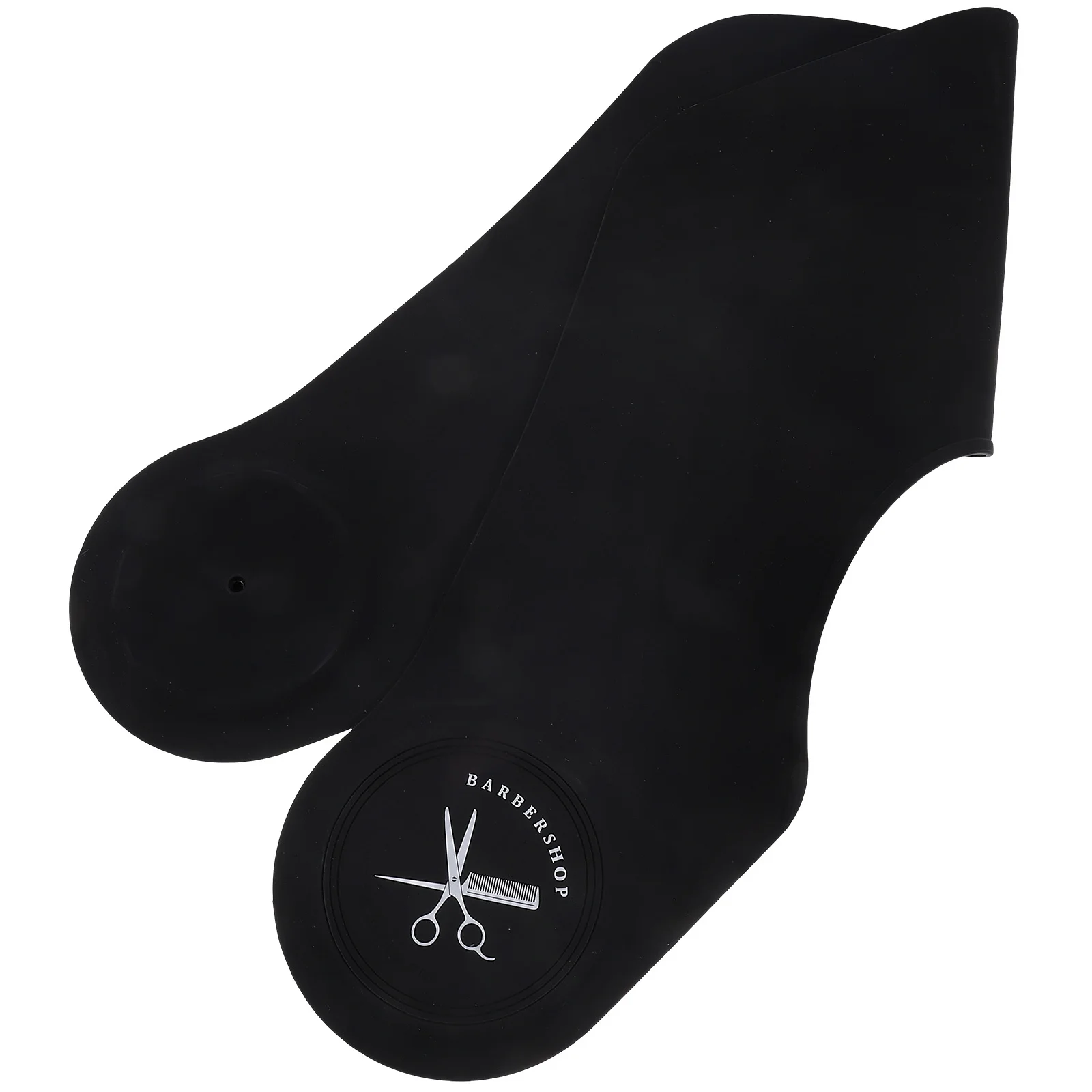 

Silicone Hair Cutting Collar Neck Wrap Adjustable Fit Weighted Front Hair Dye Salon Haircut Neck Shield
