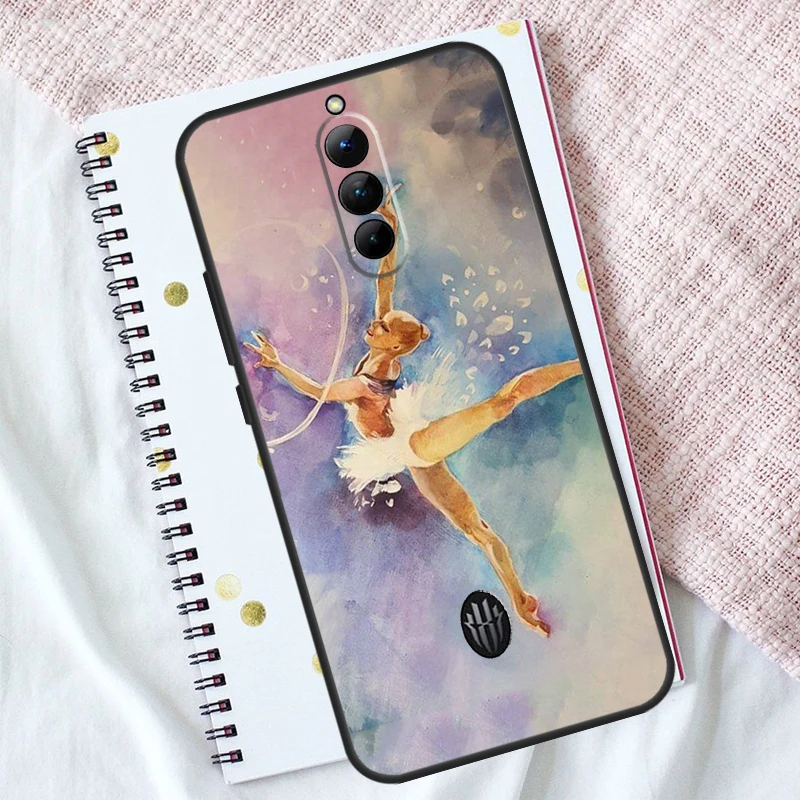 Gymnastics Oil Painting Phone Case For ZTE Nubia Red Magic 8S Pro 8 Pro Plus 6 7 6S 7S Pro 6R 5S 5G Back Cover