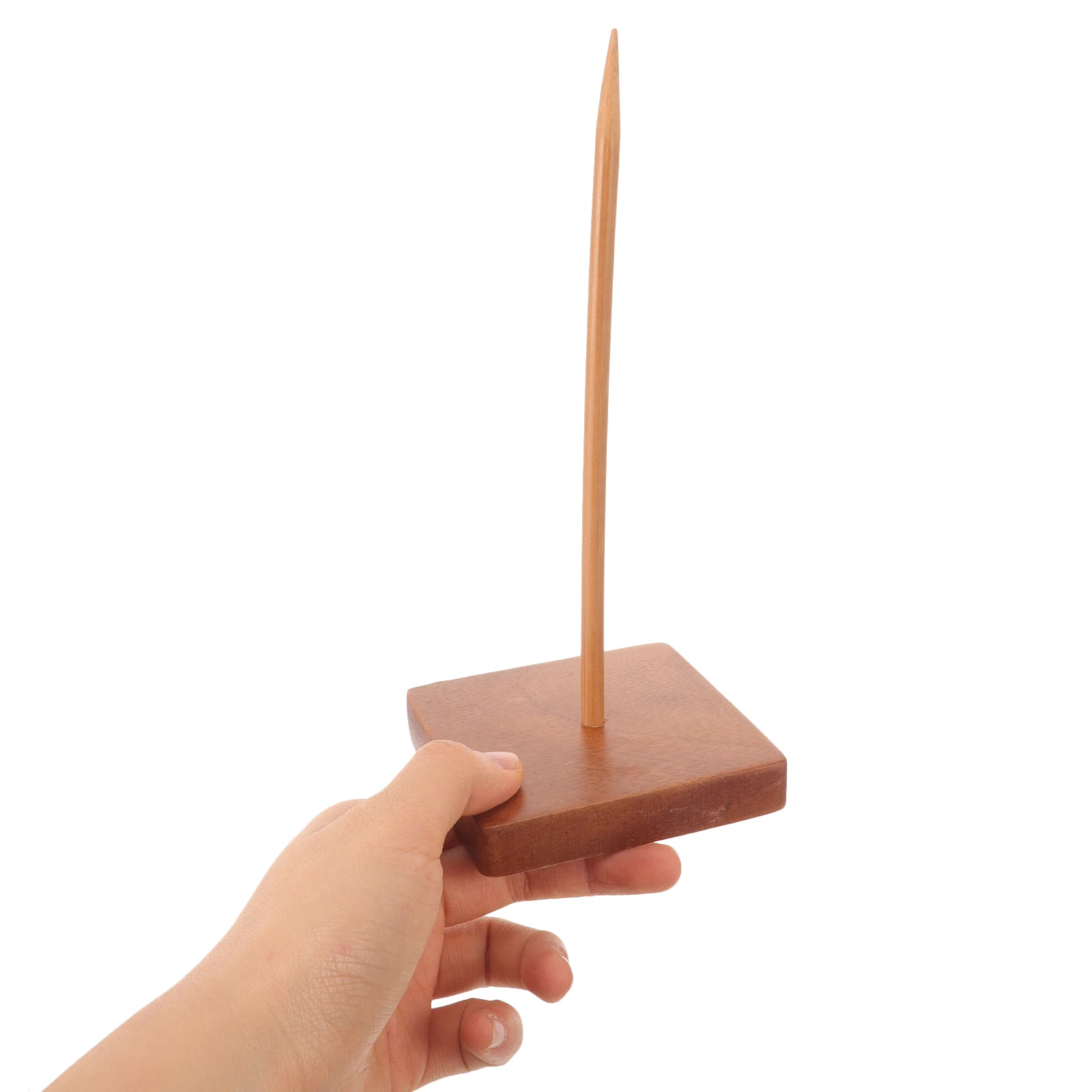 Walnut Ticket Insert Restaurant Holder Receipt Organizer Long Spike Stick Folder Memo Menu Spike Practical