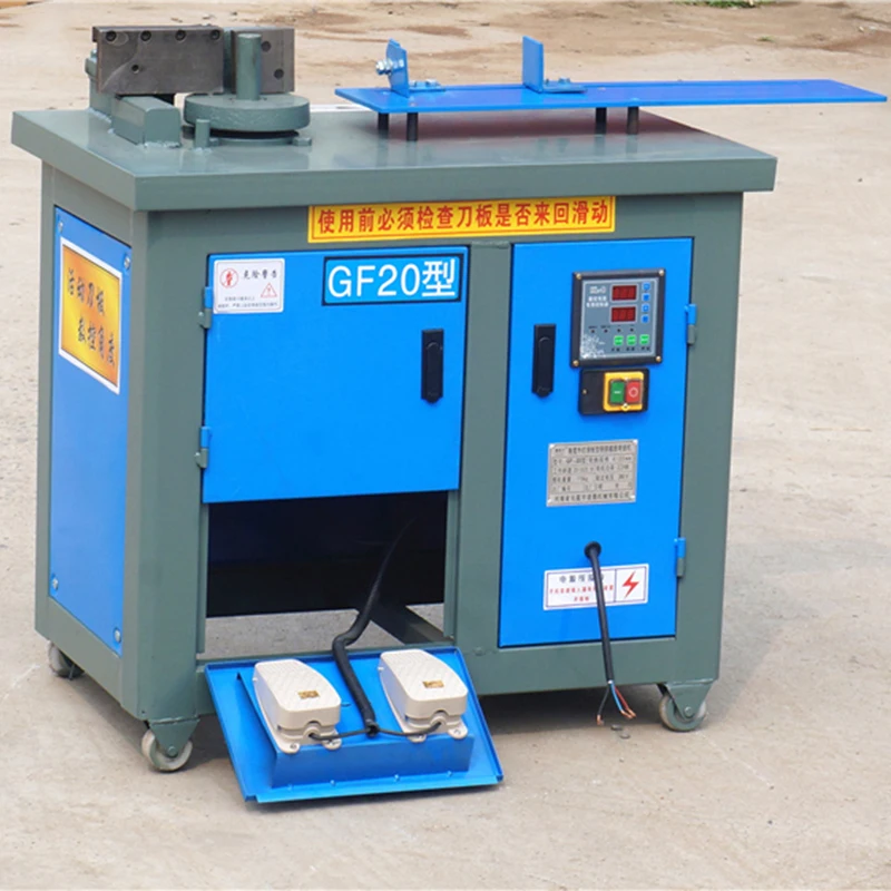 GF20 Portable Electric Steel Bending Machine 380V Hydraulic Rebar Bending Machine Bendable Bar Diameter 20mm