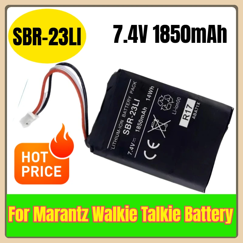 

SBR-23LI 7.4V 1850mAh Walkie Talkie Battery for Marantz SBR_23Li1850MA