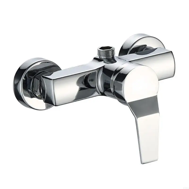 

C90A Bathtubs Hot & Cold Mixing Valves Zincs Alloys Manual Shower Mix Valves Wall Mounted Shower Mix Tap Bathroom Hardware