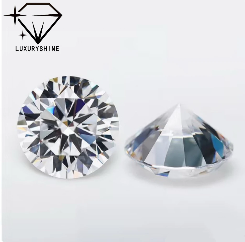 

LuxuryShine 100% Real Diamond D-F Color VVS2 White Round Shape Loose Lab Grown Diamonds With IGI Certificate