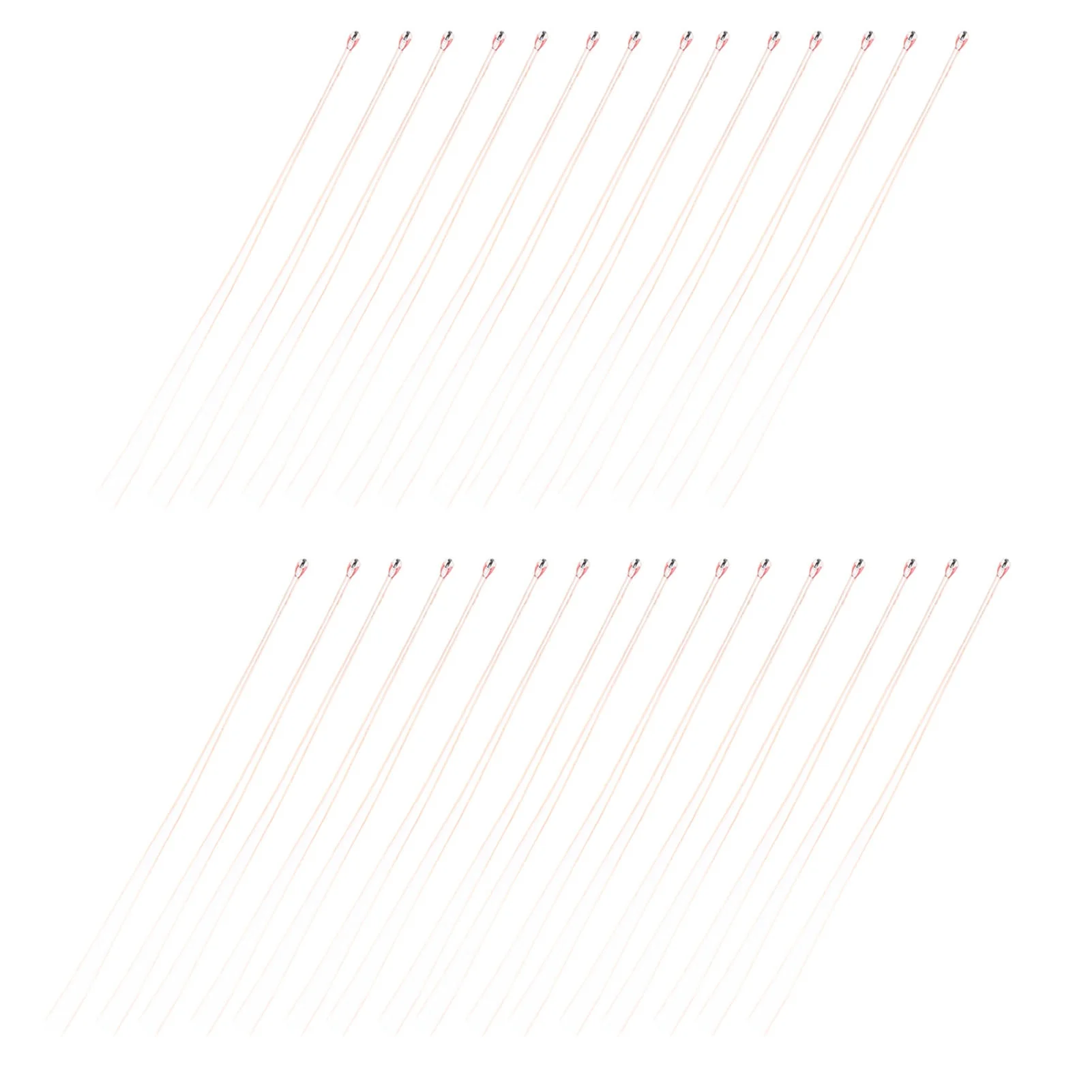 30PCS MF51 Single Head Glass Sealed Thermistor High Temperature Resistant NTC Thermal Resistor MF51 104F B3950 L65 (100k 3950)