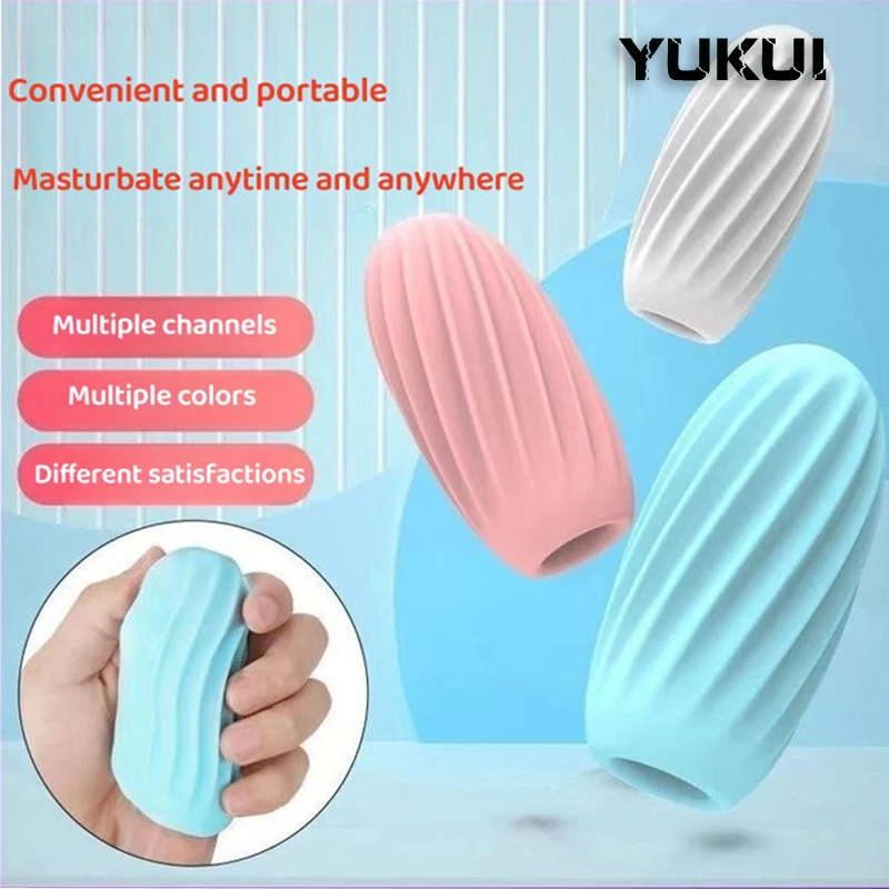 Male Portable Masturbator Cup Sex Toy for Men Penis Trainer Pocket Pussy Real Vagina Anal Airflow Suction Control Adult Products