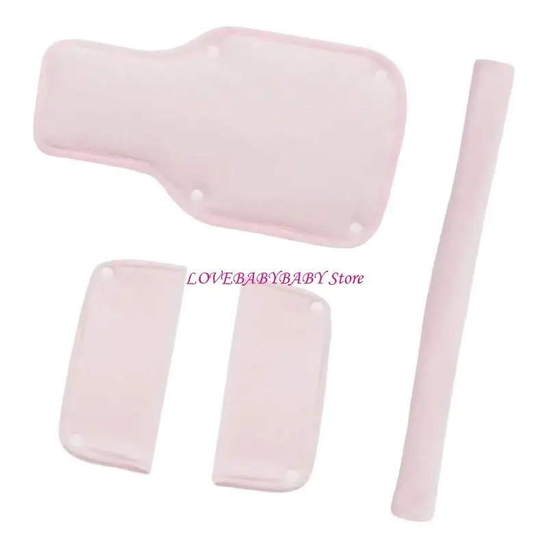 

1 Set Comfortable Crotch Protective Sleeve Cover Baby Strollers Armrest Guard 4XBC