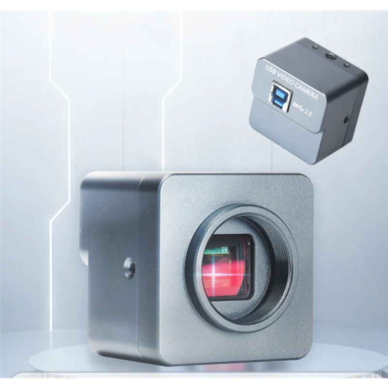 For Repair PCB Soldering Compatible IMX Microscope Camera UVC USB 8MP 4K Digital Microscope Eyepiece For Sony Sensor-N33R