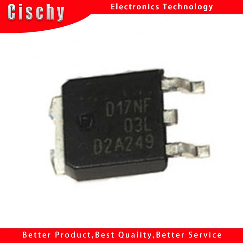 

10pcs/lot D17NF03L STD17NF03L TO-252 30V 17A In Stock