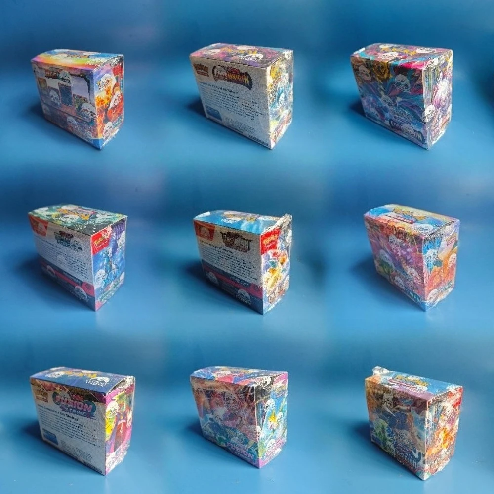 

36 Packs/Set Pokemon Card Scarlet Violet Fusion Strike TEAM UP SUN MOON Evolving Skies English Booster Battle Transaction Card