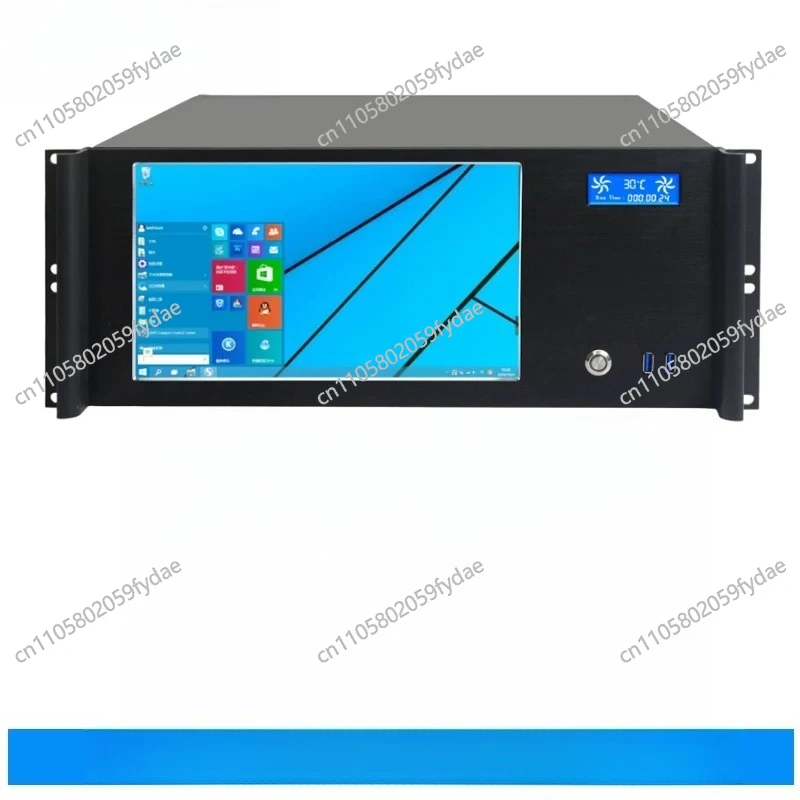 4U chassis 11.6 inch touch screen computer temperature control sub-screen e-atx motherboard 240 water cooling server