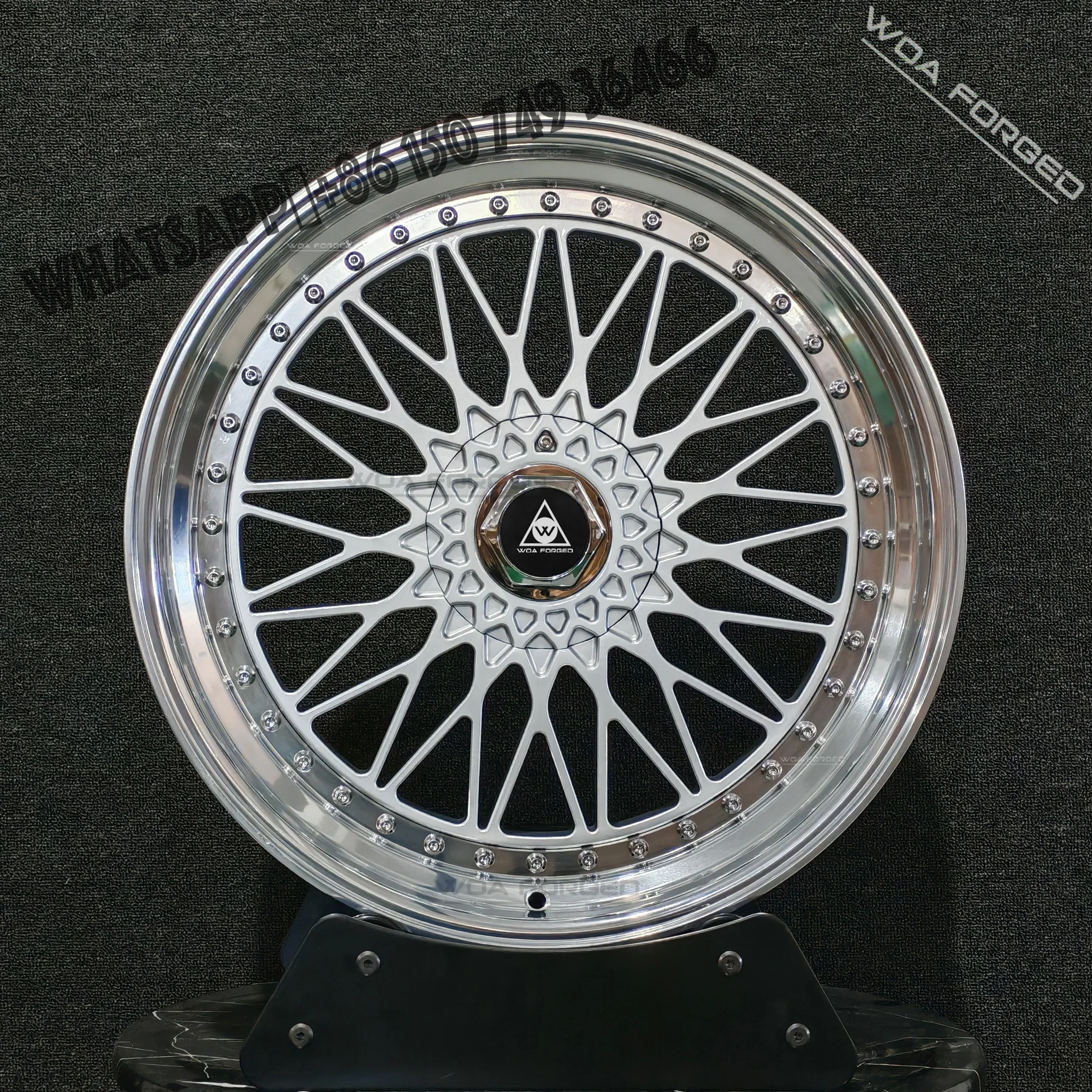 

Customized Two-Piece Forged Aluminum Wheels for Lightweight Passenger Cars New Condition 35mm 40mm 25mm 30mm 20mm ET 98mm 100mm
