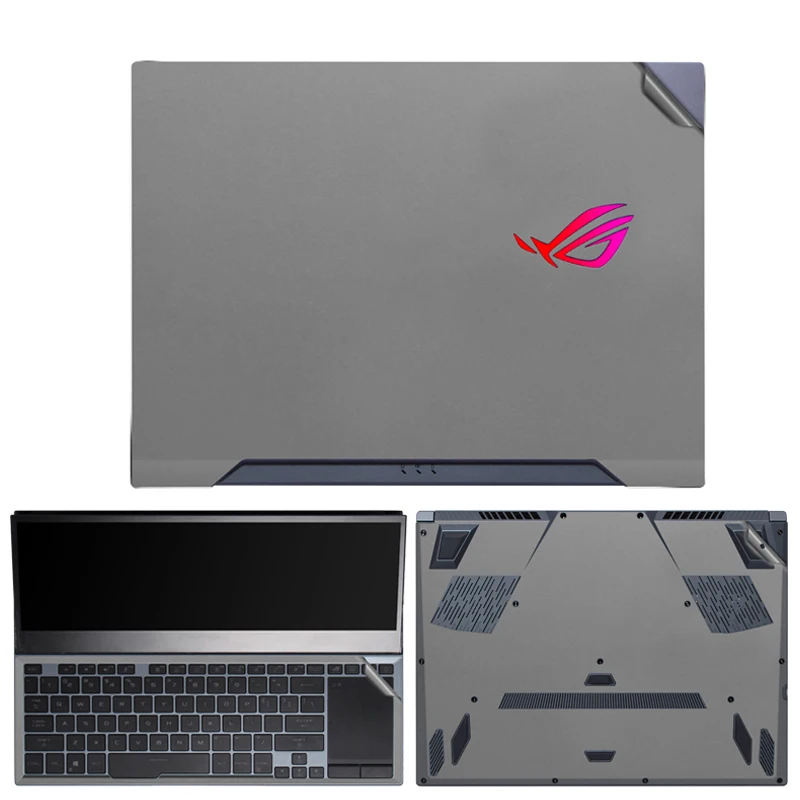 Piel de portátil para ASUS ROG Zephyrus Duo 16 GX650R GX650P película protectora para ROG Zephyrus GX551Q/GX703H/GX502L/GX550L pegatina