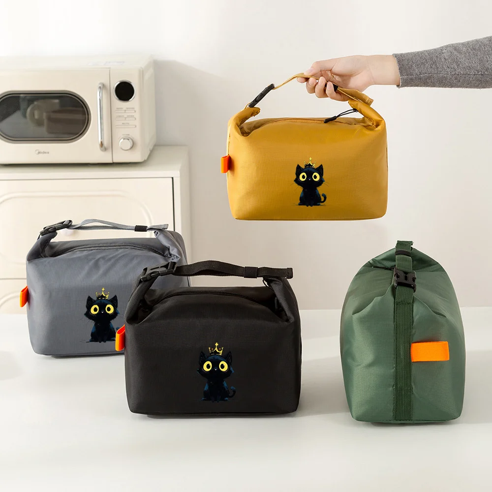 1 Portable and Easy-to-Store Insulated Lunch Bag EVA Lined, Ideal for School, Office, Camping & Picnics, Non-Food Contact
